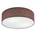 Lampa sufitowa SIRJA 2xE27/60W/230V śr. 45 cm brązowa