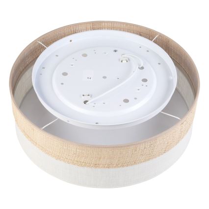 Lampa sufitowa SIRJA BOHO 2xE27/15W/230V, śr. 45 cm, beżowo-kremowa