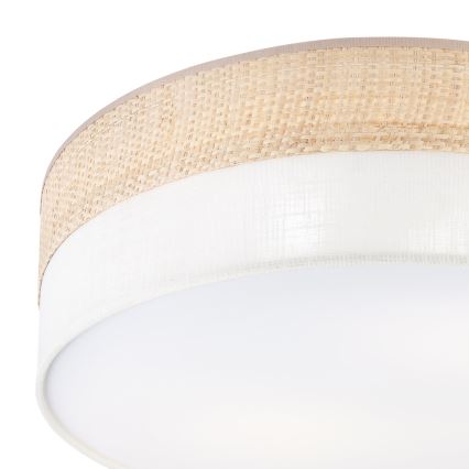 Lampa sufitowa SIRJA BOHO 2xE27/15W/230V, śr. 45 cm, beżowo-kremowa