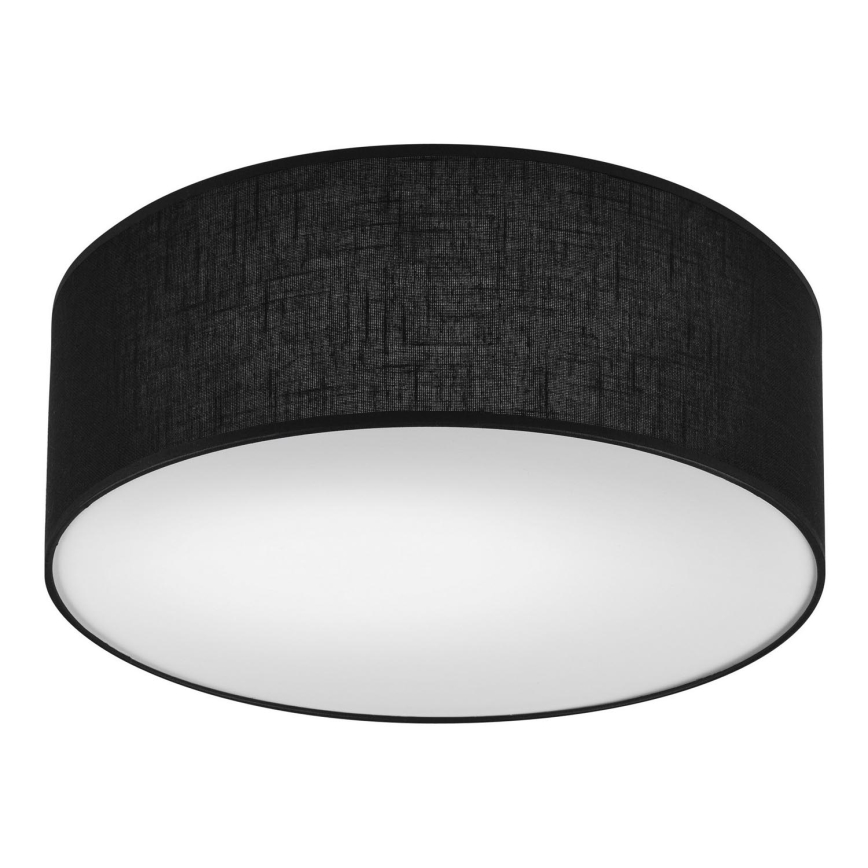 Lampa sufitowa SIRJA DOUBLE 2xE27/15W/230V śr. 35 cm czarne