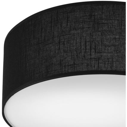 Lampa sufitowa SIRJA DOUBLE 2xE27/15W/230V śr. 35 cm czarne