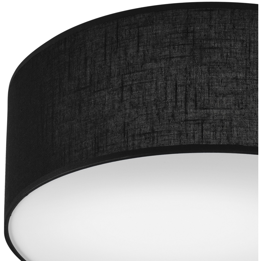 Lampa sufitowa SIRJA DOUBLE 2xE27/15W/230V śr. 35 cm czarne
