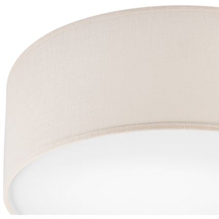 Lampa sufitowa SIRJA DOUBLE 2xE27/15W/230V śr. 35 cm kremowy