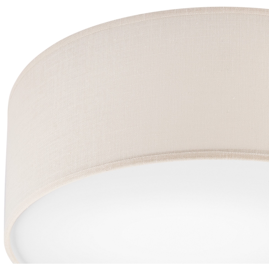 Lampa sufitowa SIRJA DOUBLE 2xE27/15W/230V śr. 35 cm kremowy