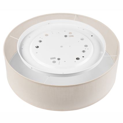 Lampa sufitowa SIRJA DOUBLE 4xE27/15W/230V śr. 45 cm kremowy