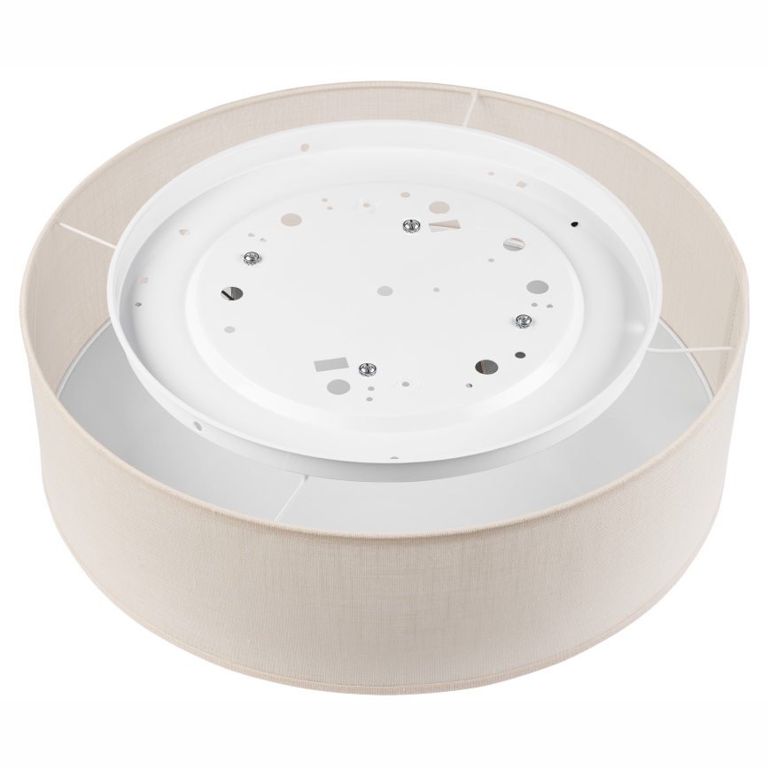 Lampa sufitowa SIRJA DOUBLE 4xE27/15W/230V śr. 45 cm kremowy