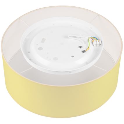 Lampa sufitowa SIRJA PASTEL 1xE27/60W/230V śr. 35 cm żółta