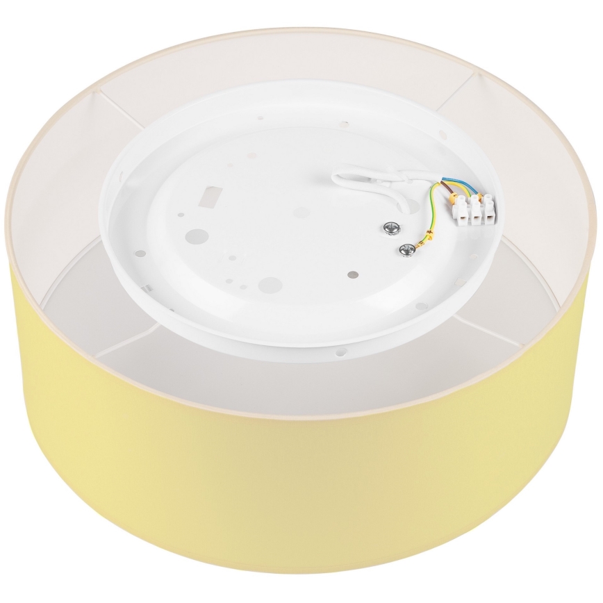 Lampa sufitowa SIRJA PASTEL 1xE27/60W/230V śr. 35 cm żółta