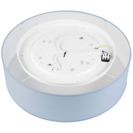 Lampa sufitowa SIRJA PASTEL 2xE27/15W/230V, średnica 45 cm, niebieska