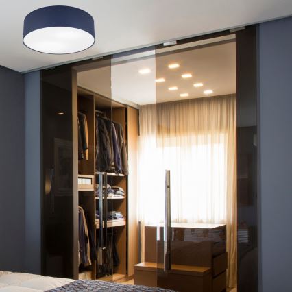 Lampa sufitowa SIRJA PASTEL 2xE27/15W/230V Ø 45 cm ciemnoniebieska