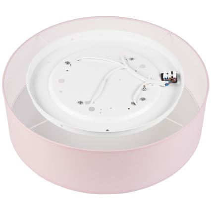 Lampa sufitowa SIRJA PASTEL DOUBLE 4xE27/15W/230V śr. 45 cm różowa