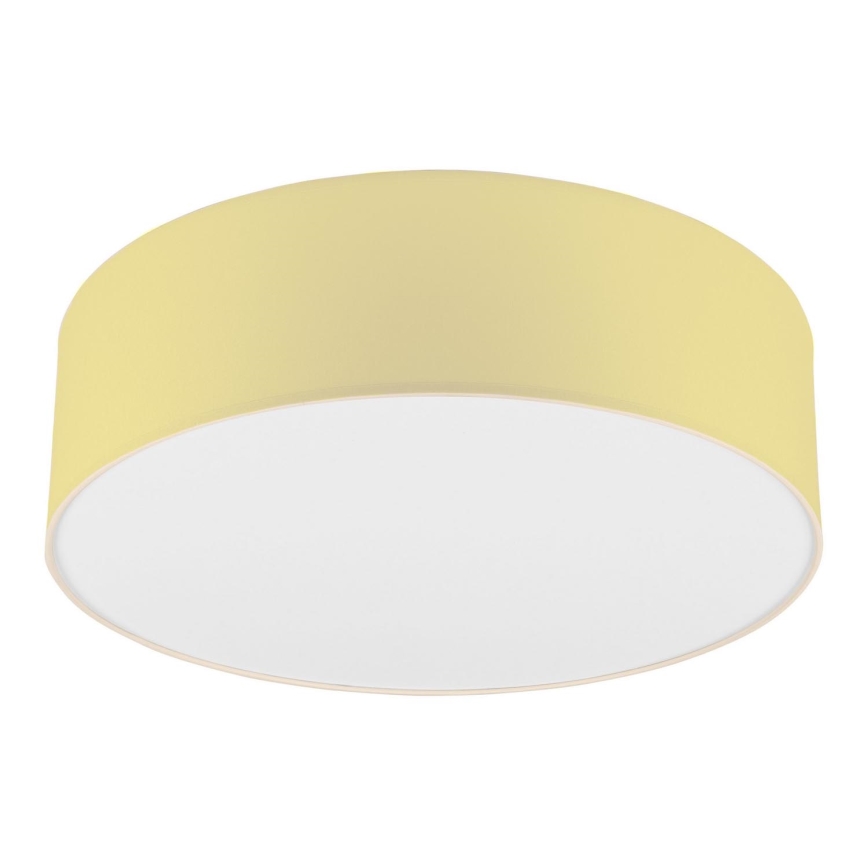 Lampa sufitowa SIRJA PASTEL DOUBLE 4xE27/15W/230V śr. 45 cm żółta