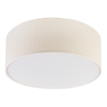 Lampa sufitowa SIRJA PLISADO 2x E27/15W/230V śr. 35 cm kremowa