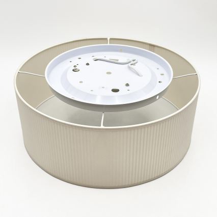 Lampa sufitowa SIRJA PLISADO 2x E27/15W/230V śr. 35 cm kremowa