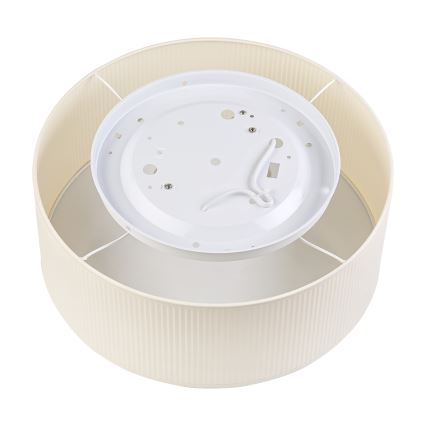 Lampa sufitowa SIRJA PLISADO 2x E27/15W/230V śr. 35 cm kremowa