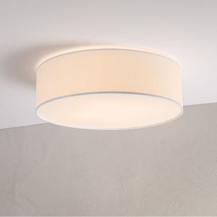 Lampa sufitowa SIRJA PLISADO 4xE27/15W/230V, śr. 45 cm, biała