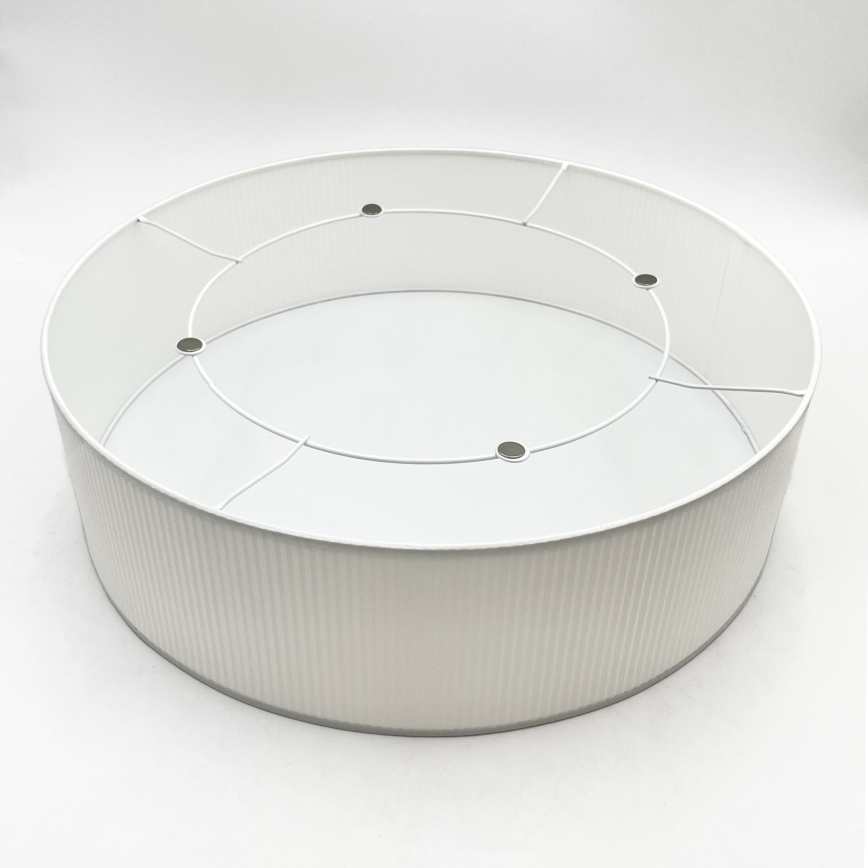 Lampa sufitowa SIRJA PLISADO 4xE27/15W/230V, śr. 45 cm, biała