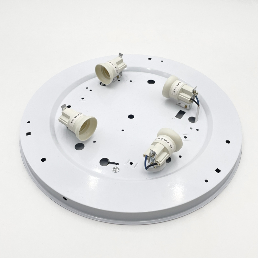 Lampa sufitowa SIRJA PLISADO 4xE27/15W/230V, śr. 45 cm, biała