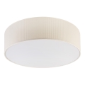 Lampa sufitowa SIRJA PLISADO 4xE27/15W/230V śr. 45 cm kremowa