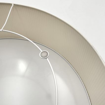 Lampa sufitowa SIRJA PLISADO 4xE27/15W/230V śr. 45 cm kremowa