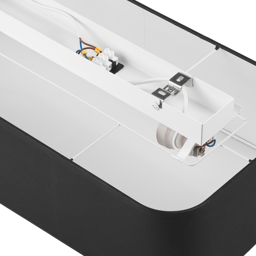 Lampa sufitowa SIRJA SQUARE 2xE27/15W/230V czarna