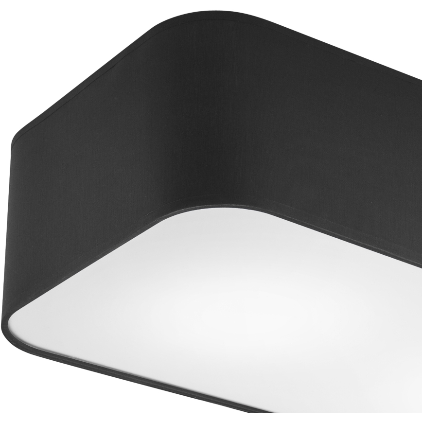 Lampa sufitowa SIRJA SQUARE 2xE27/15W/230V czarna