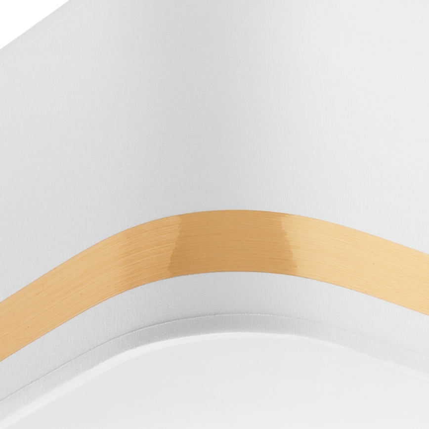 Lampa sufitowa SIRJA SQUARE STRIPE 2xE27/15W/230V biała/złota