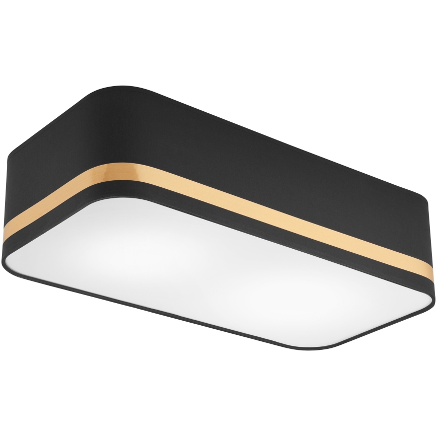Lampa sufitowa SIRJA SQUARE STRIPE 2xE27/15W/230V czarna/złota