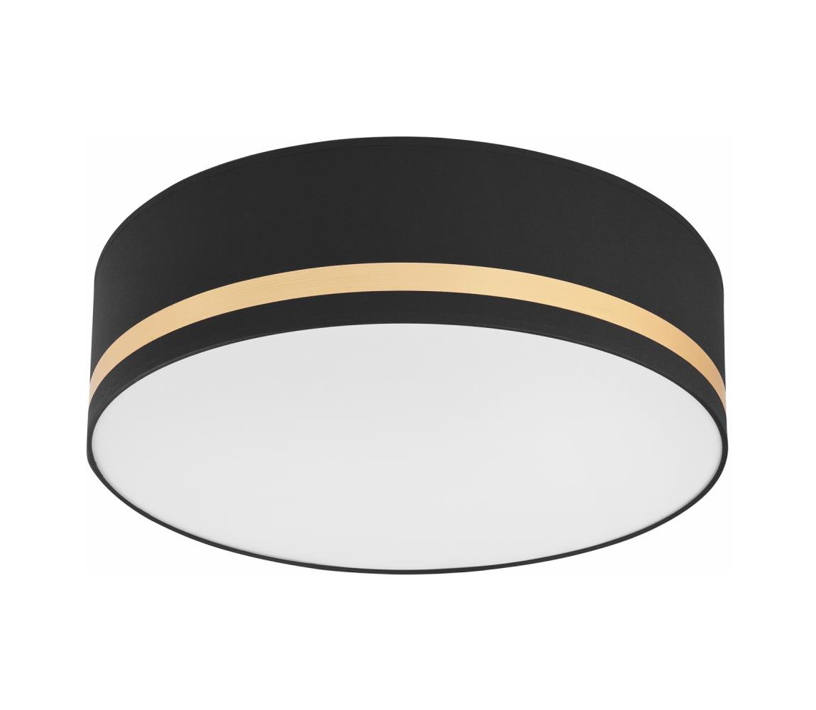 Lampa sufitowa SIRJA STRIPE 4xE27/15W/230V śr. 45 cm czarna