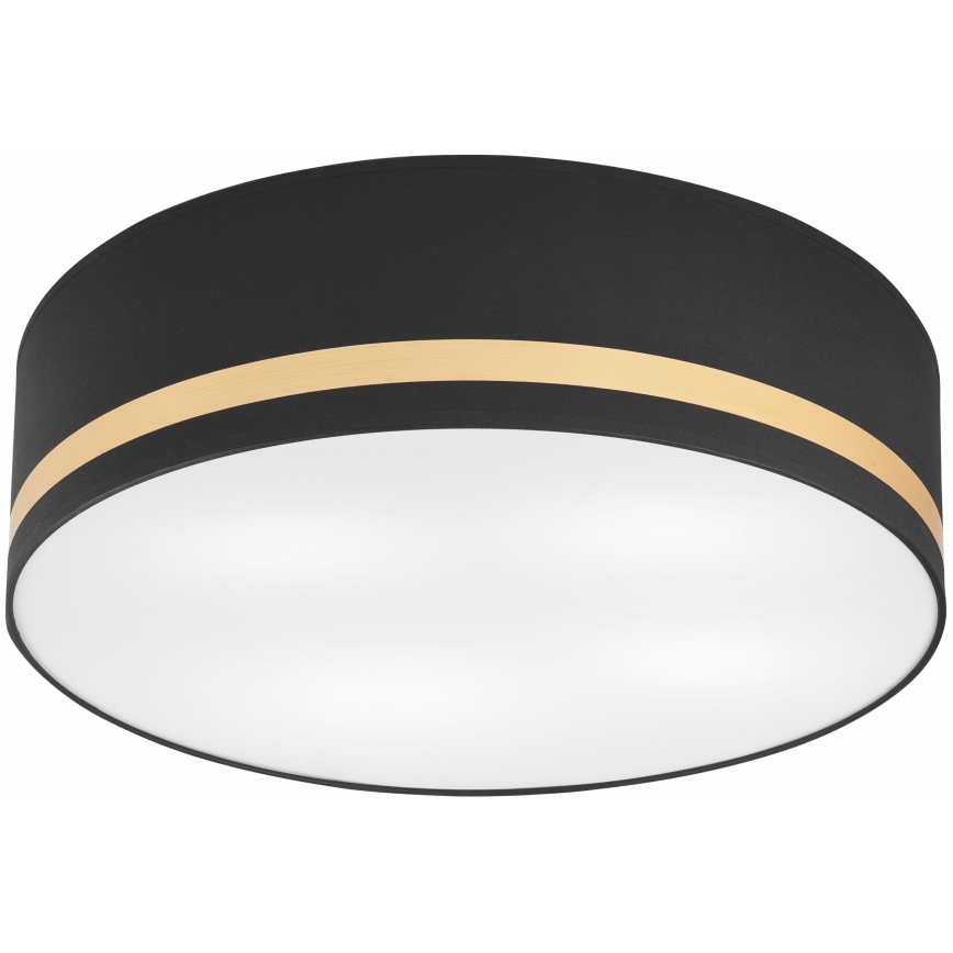 Lampa sufitowa SIRJA STRIPE 4xE27/15W/230V śr. 45 cm czarna
