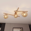 Lampa sufitowa SMART 3xE14/10W/230V beżowa/dymna beżowa