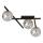Lampa sufitowa SMART 3xE14/10W/230V czarna/szara
