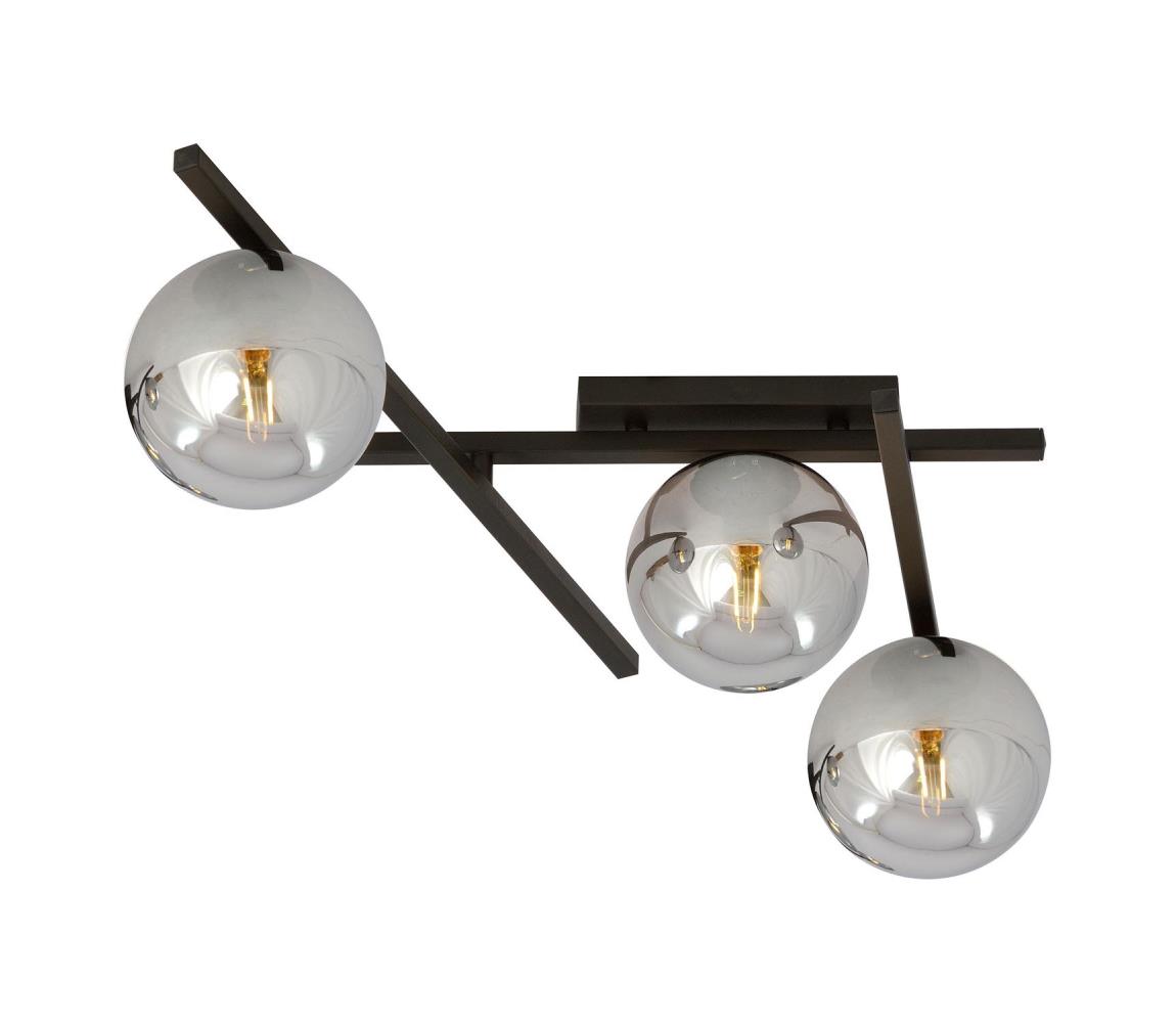 Lampa sufitowa SMART 3xE14/10W/230V czarna/szara