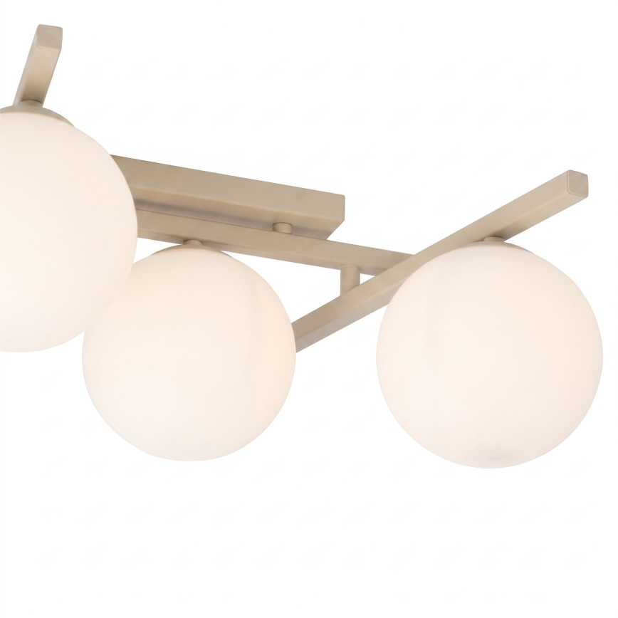 Lampa sufitowa SMART 4xE14/10W/230V beżowy/biały