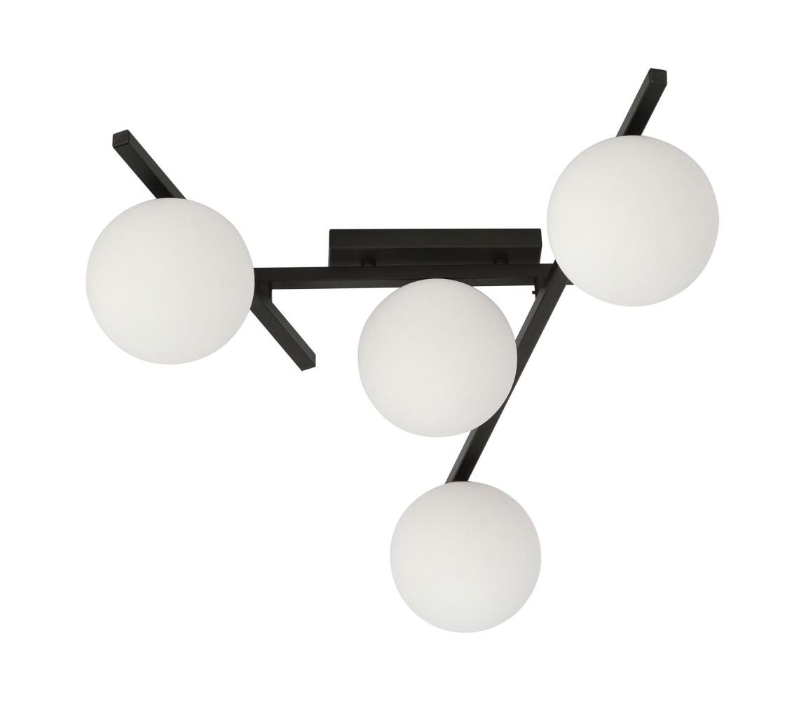 Lampa sufitowa SMART 4xE14/10W/230V czarna/biała