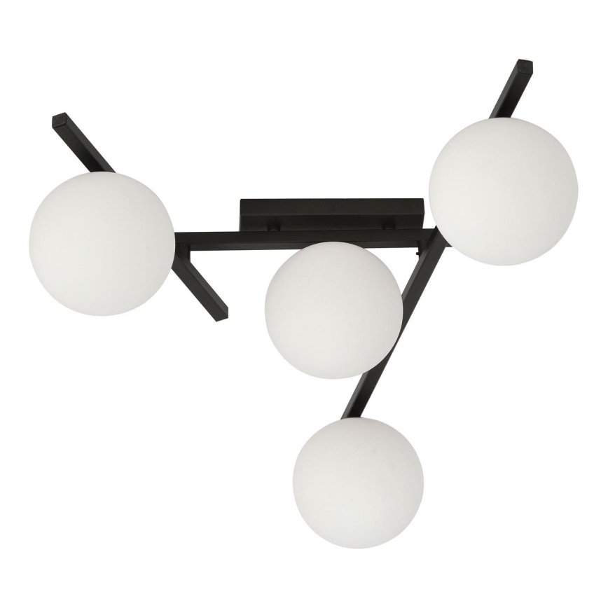 Lampa sufitowa SMART 4xE14/10W/230V czarna/biała