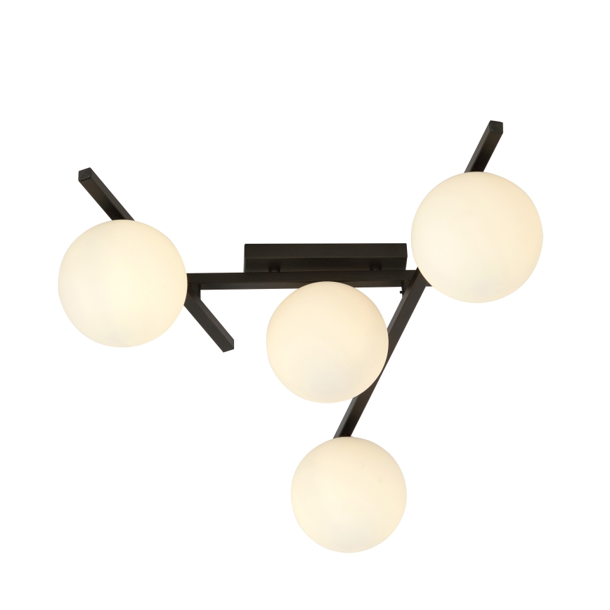 Lampa sufitowa SMART 4xE14/10W/230V czarna/biała