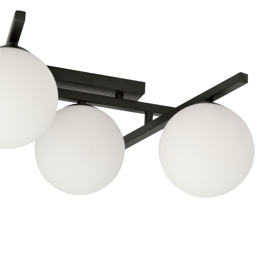 Lampa sufitowa SMART 5xE14/10W/230V czarna/biała