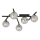 Lampa sufitowa SMART 5xE14/10W/230V czarna/szara
