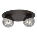 Lampa sufitowa SOLAR 2xE14/10W/230V czarna/szara