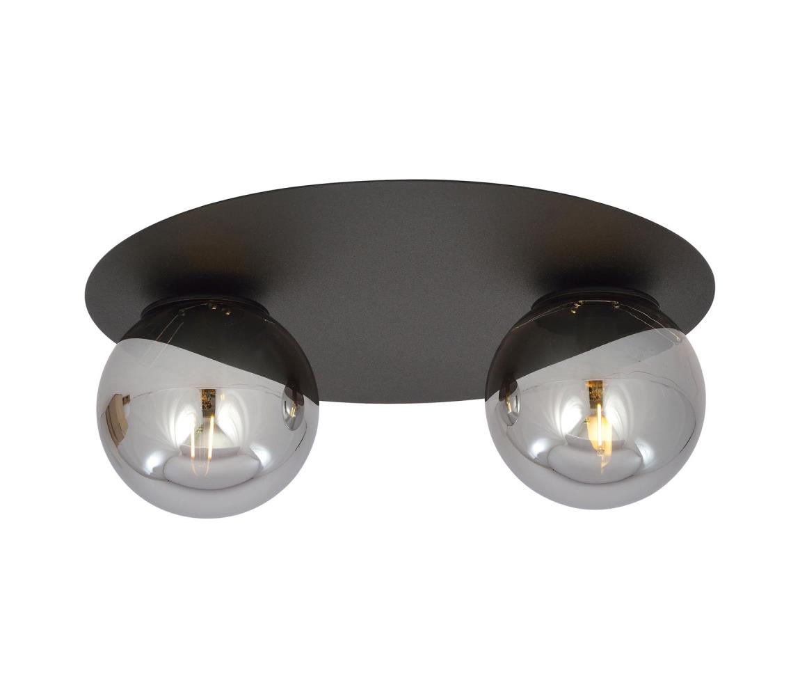 Lampa sufitowa SOLAR 2xE14/10W/230V czarna/szara