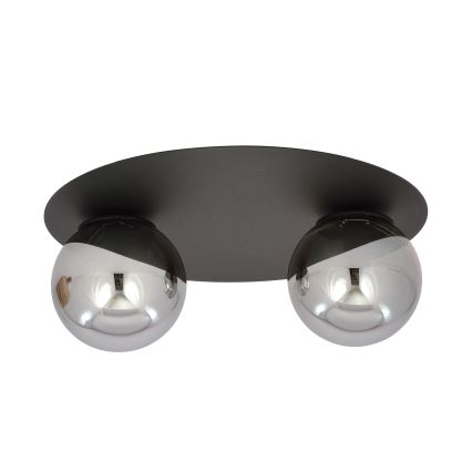 Lampa sufitowa SOLAR 2xE14/10W/230V czarna/szara