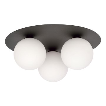 Lampa sufitowa SOLAR 3xE14/10W/230V czarna/biała