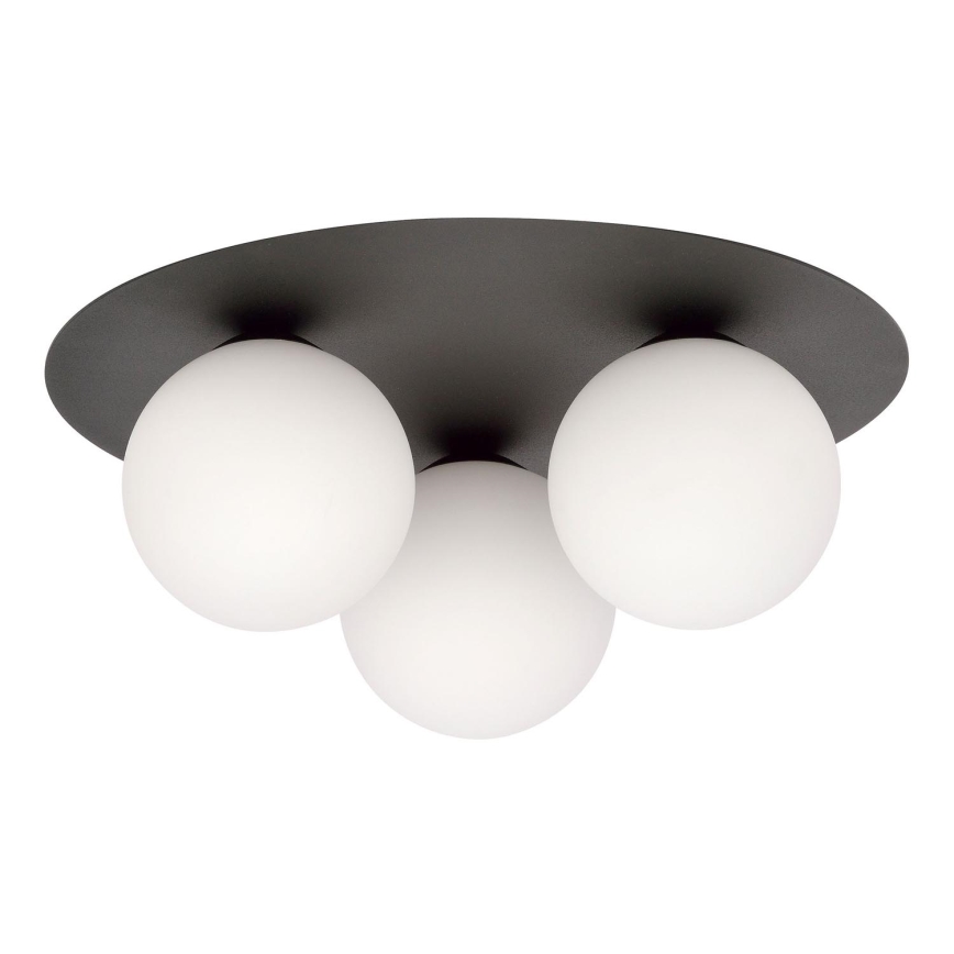 Lampa sufitowa SOLAR 3xE14/10W/230V czarna/biała