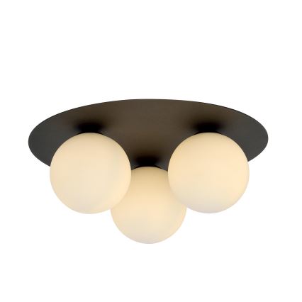 Lampa sufitowa SOLAR 3xE14/10W/230V czarna/biała