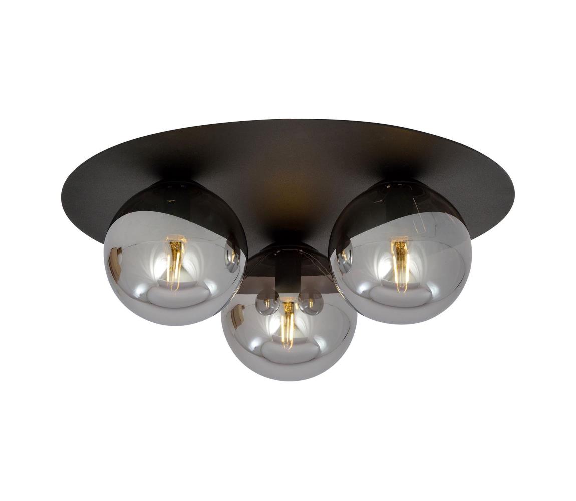 Lampa sufitowa SOLAR 3xE14/10W/230V czarna/szara