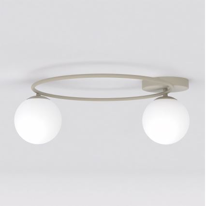 Lampa sufitowa SOPRA 2xE14/10W/230V beżowa/biała