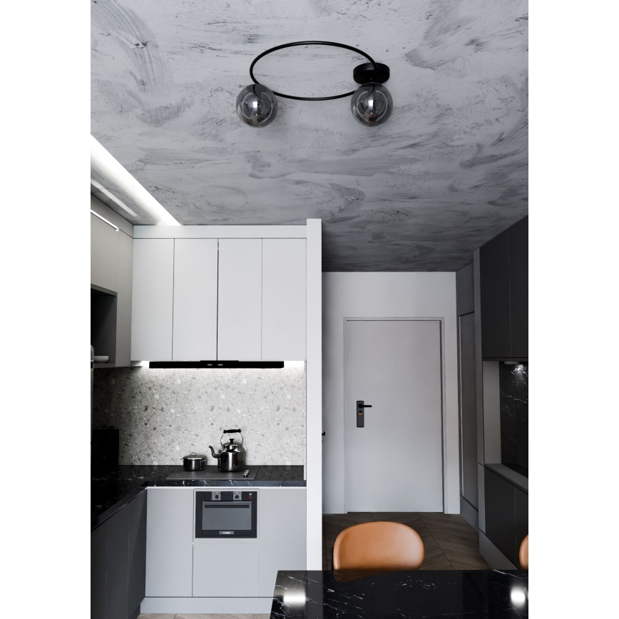 Lampa sufitowa SOPRA 2xE14/10W/230V czarna