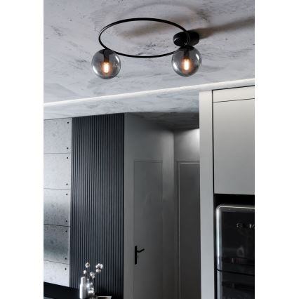 Lampa sufitowa SOPRA 2xE14/10W/230V czarna