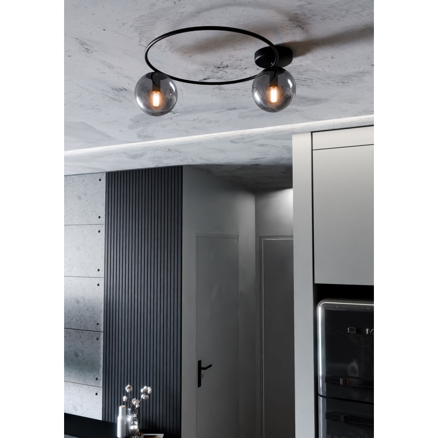 Lampa sufitowa SOPRA 2xE14/10W/230V czarna